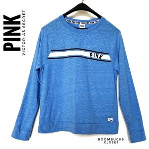 Pink Victoria’s Secret Blue Long Sleeve Tee